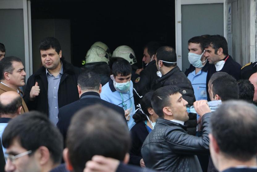 Şişli Etfal Hastanesinde yangın paniği