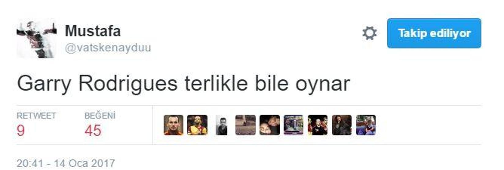 Sabri ve Rodrugues Twitterda ses getirdi