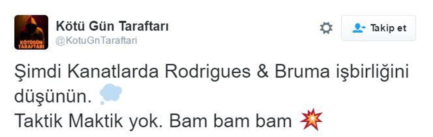 Sabri ve Rodrugues Twitterda ses getirdi
