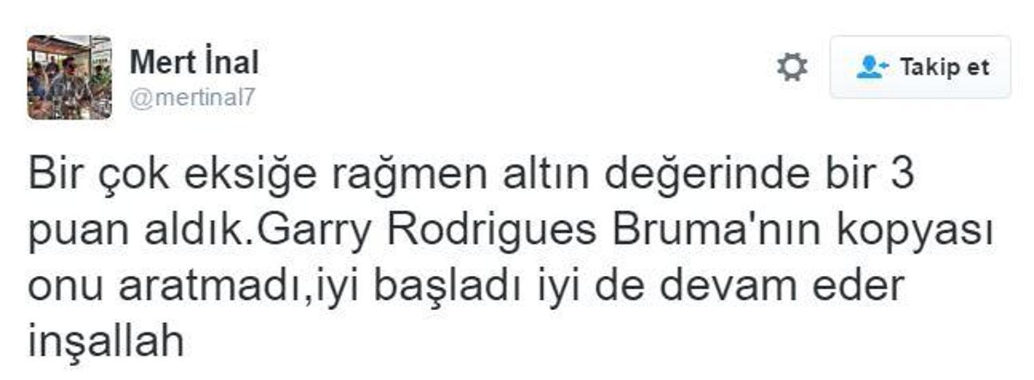Sabri ve Rodrugues Twitterda ses getirdi