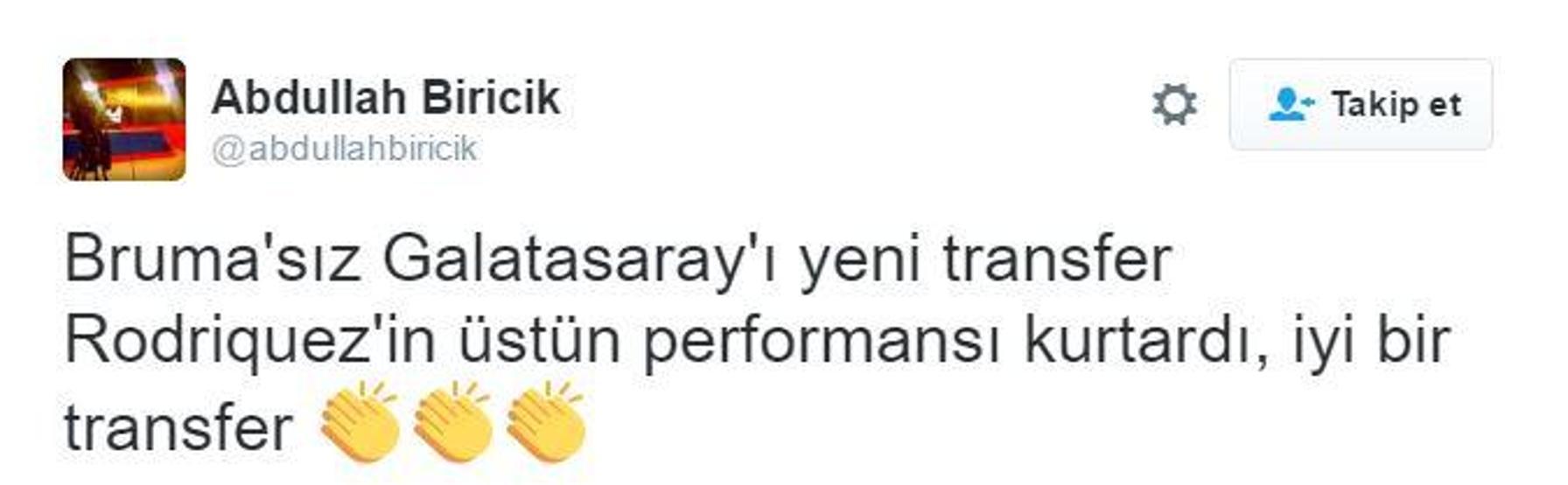 Sabri ve Rodrugues Twitterda ses getirdi