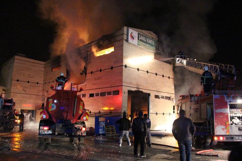 Batmanda fabrika yangını
