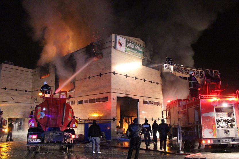 Batmanda fabrika yangını