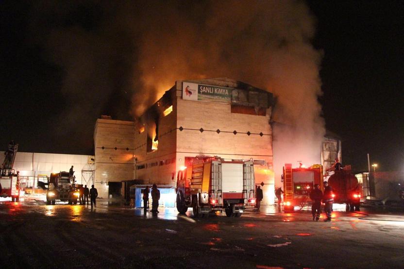 Batmanda fabrika yangını