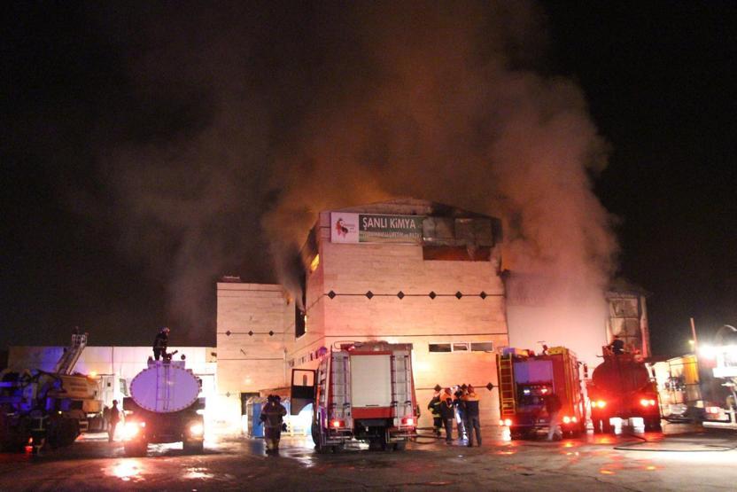 Batmanda fabrika yangını