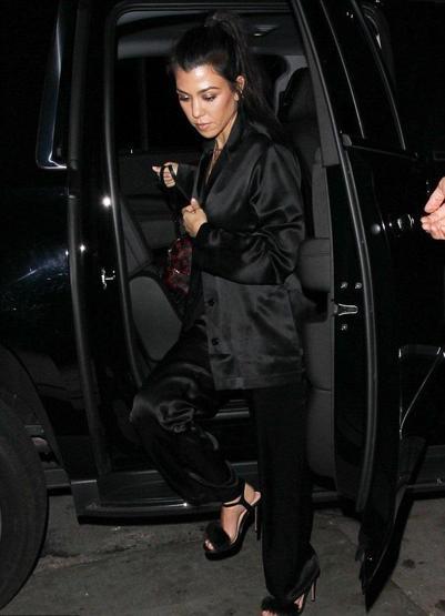 Justin Bieber ve Kourtney Kardashian gecelerde