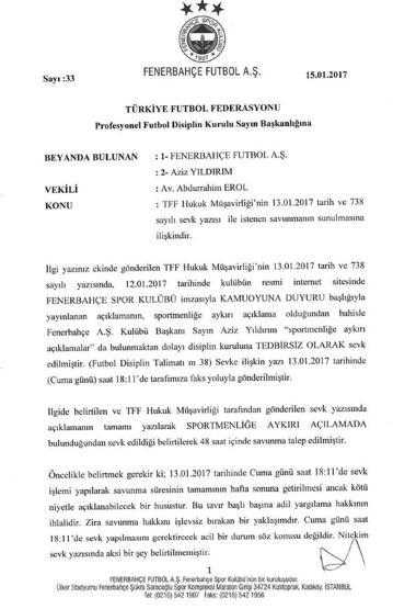 Aziz Yıldırım sözünü tuttu o belgeleri yayınladı