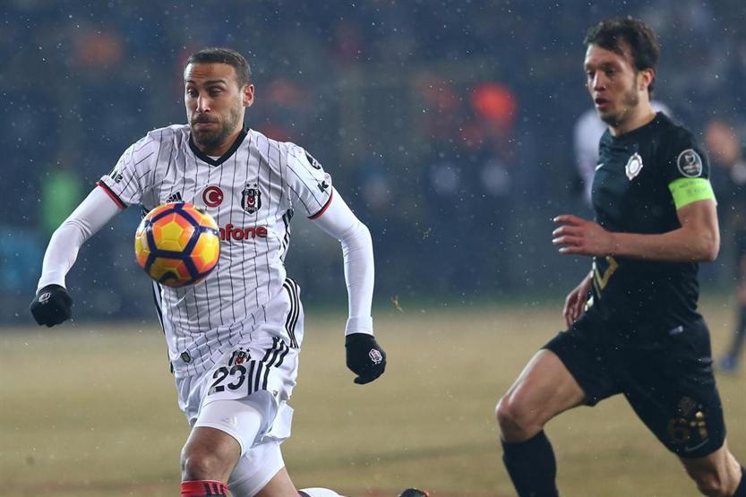 Osmanlıspor - Beşiktaş maçından dikkat çeken kareler