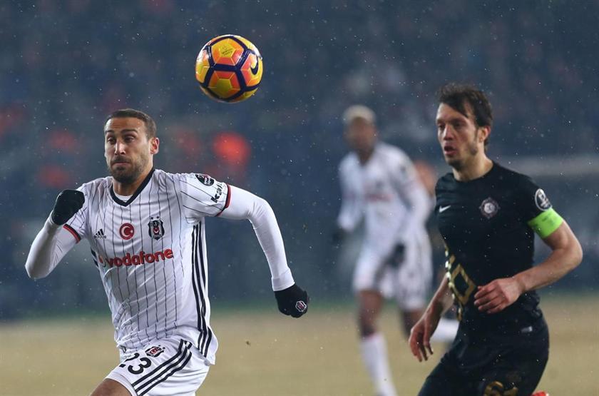 Osmanlıspor - Beşiktaş maçından dikkat çeken kareler