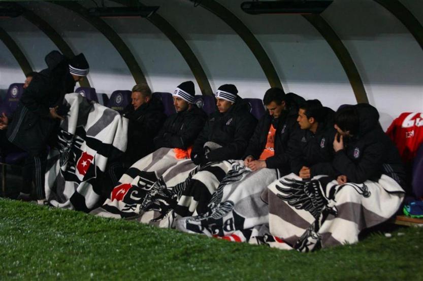 Osmanlıspor - Beşiktaş maçından dikkat çeken kareler