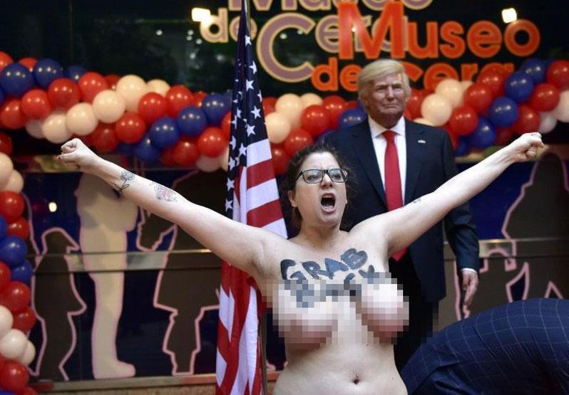 FEMENden Trump protestosu