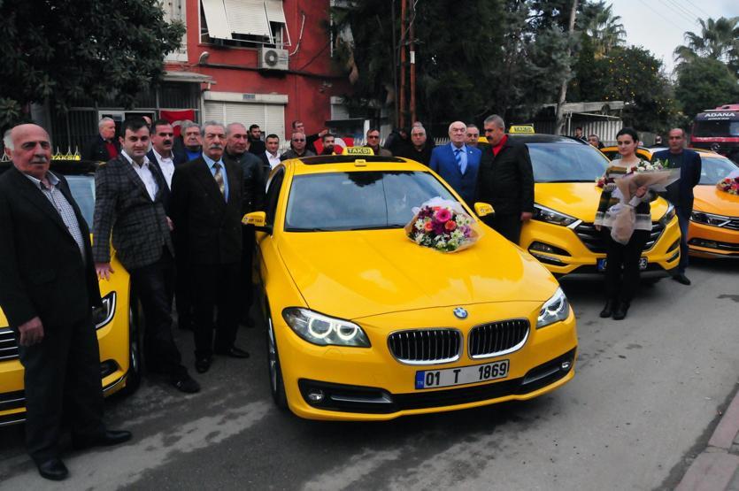 240 bin liralık BMWyi taksi yaptı