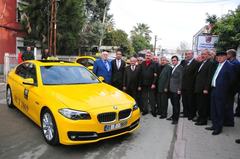 240 bin liralık BMWyi taksi yaptı