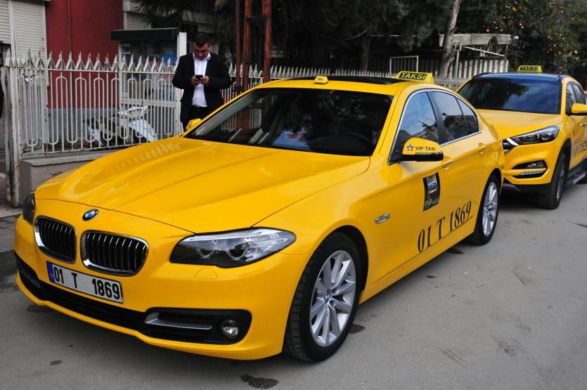 240 bin liralık BMWyi taksi yaptı