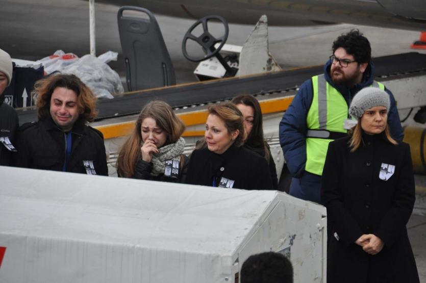 ACT pilotlarının cenazeleri getirildi