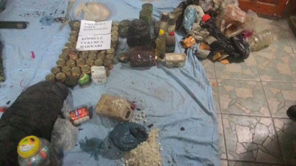 PKK sığınağından bunlar çıktı