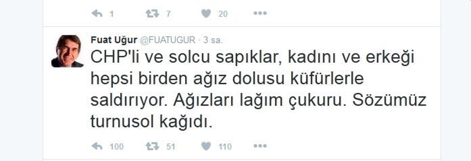 Gazeteci Fuat Uğurdan Aylin Nazlıaka için tepki çeken paylaşım
