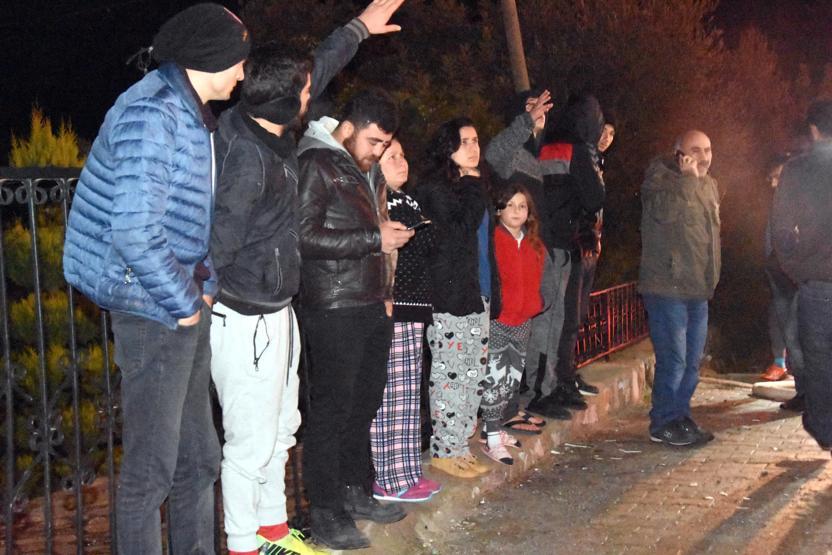 Bodrumda lüks villada yangın