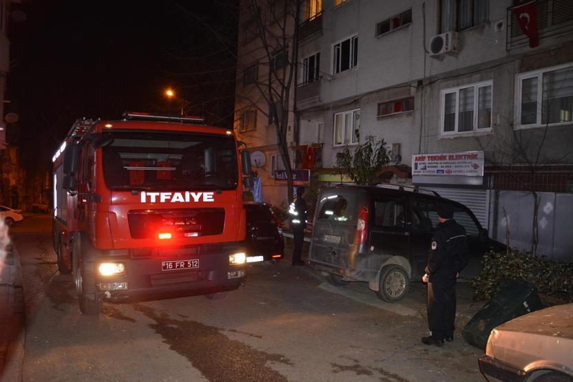 Almanyadan ziyarete geldi, yangında öldü