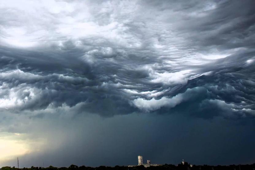 Tablo değil, gerçek bir gökyüzü: Asperatus Bulutları