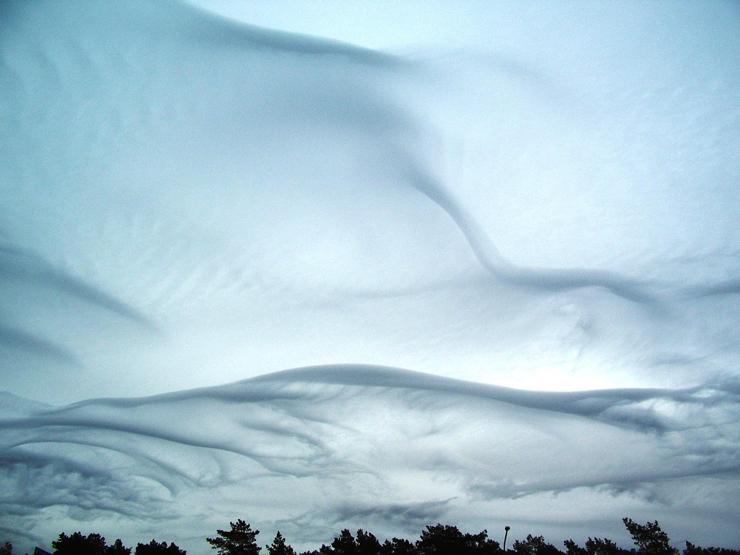 Tablo değil, gerçek bir gökyüzü: Asperatus Bulutları