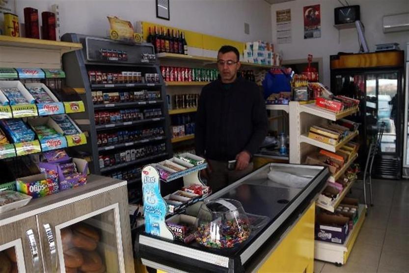 Market soygunculara kameraya yakalandı