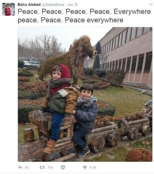 Suriyeli çocukların sesi Bana Alabed Trumpa mektup yazdı