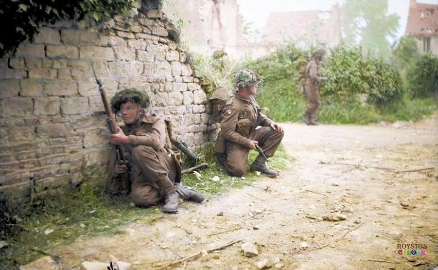 İkinci Dünya Savaşından renklendirilmiş fotoğraflar