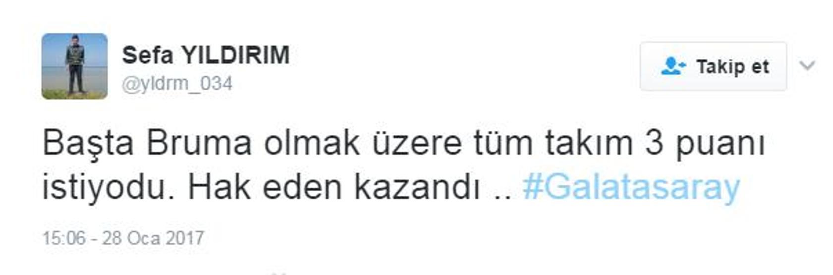 Galatasarayın Akhisar galibiyeti sosyal medyayı salladı