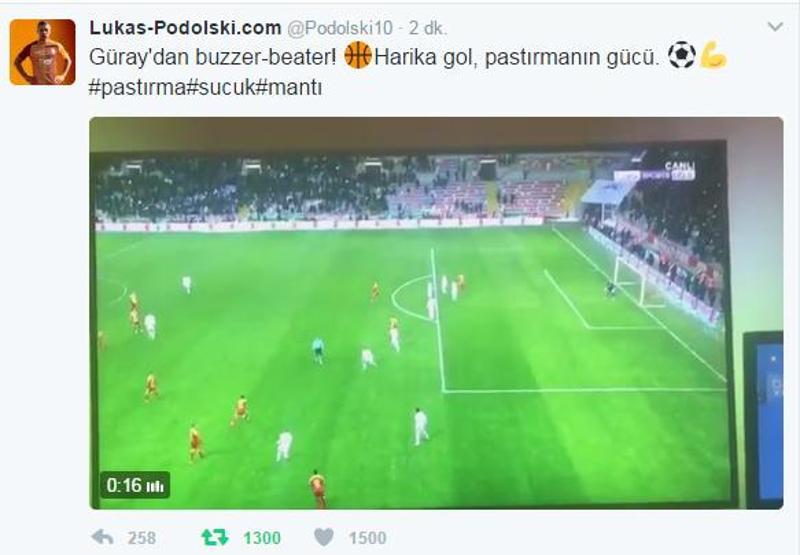 Lukas Podolskiden Fenerbahçeye gönderme