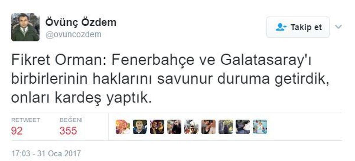Fikret Orman sosyal medyayı salladı