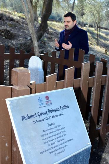 Mehmet Çavuşun mezarı 102 yıl sonra gün yüzüne çıktı