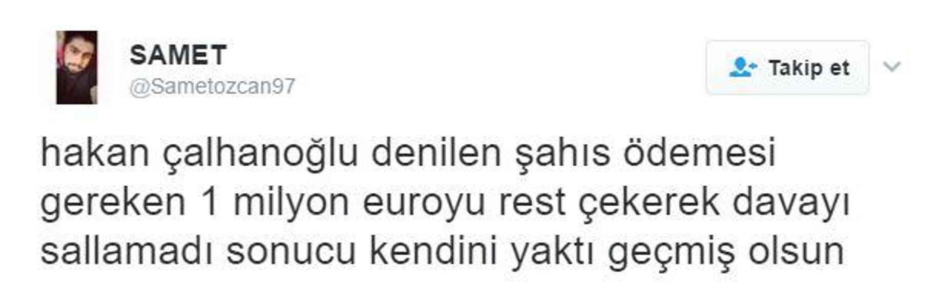 Hakan Çalhanoğlunun ceza almasına verilen tepkiler