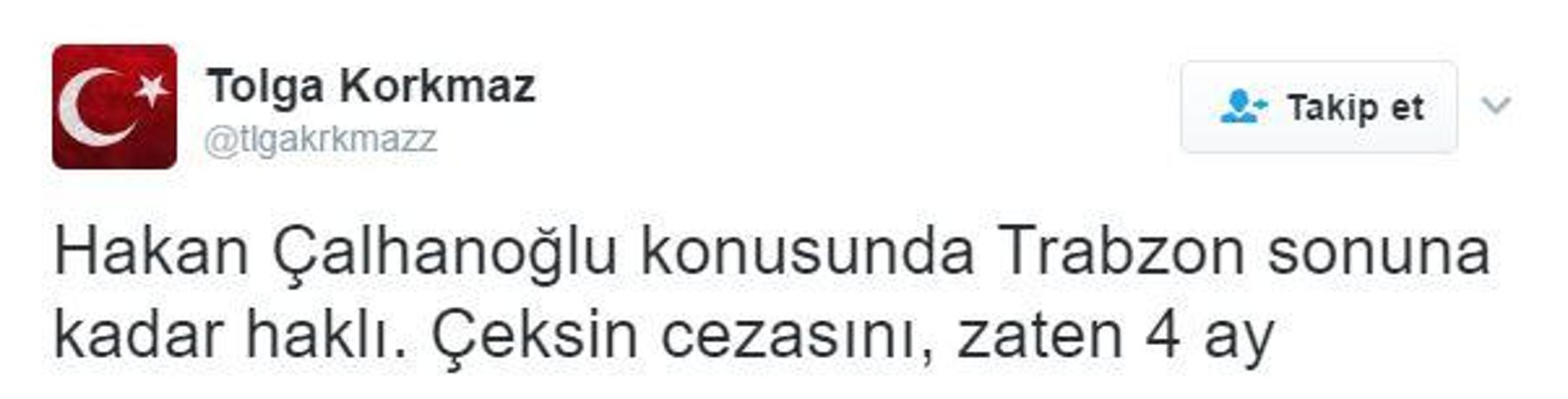 Hakan Çalhanoğlunun ceza almasına verilen tepkiler