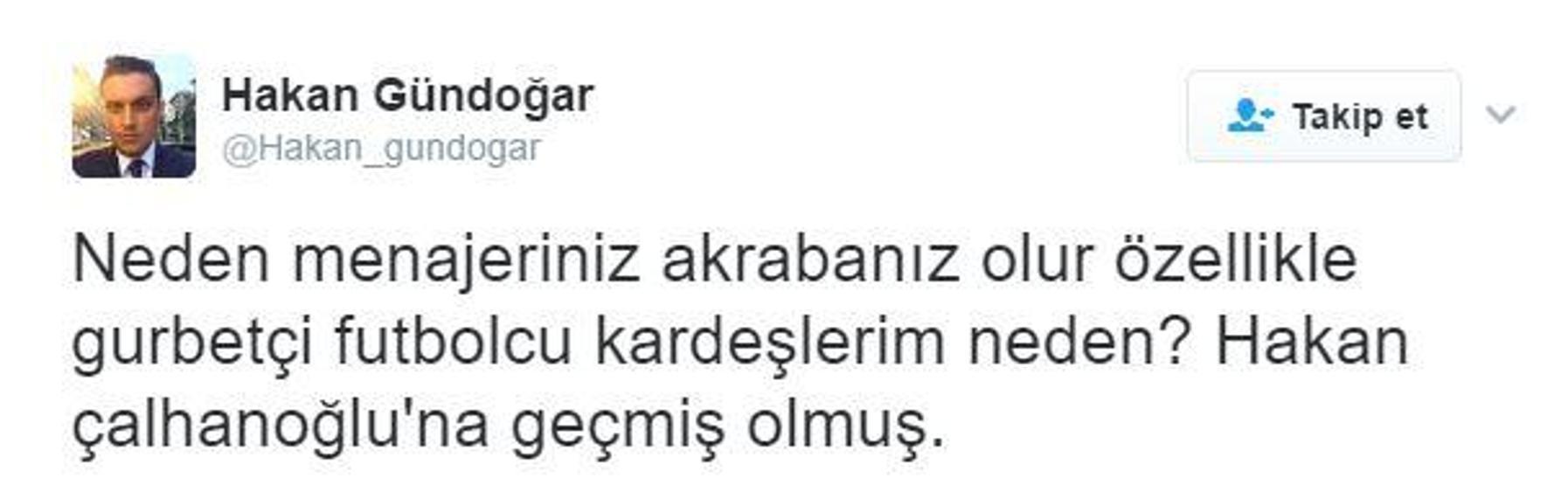 Hakan Çalhanoğlunun ceza almasına verilen tepkiler