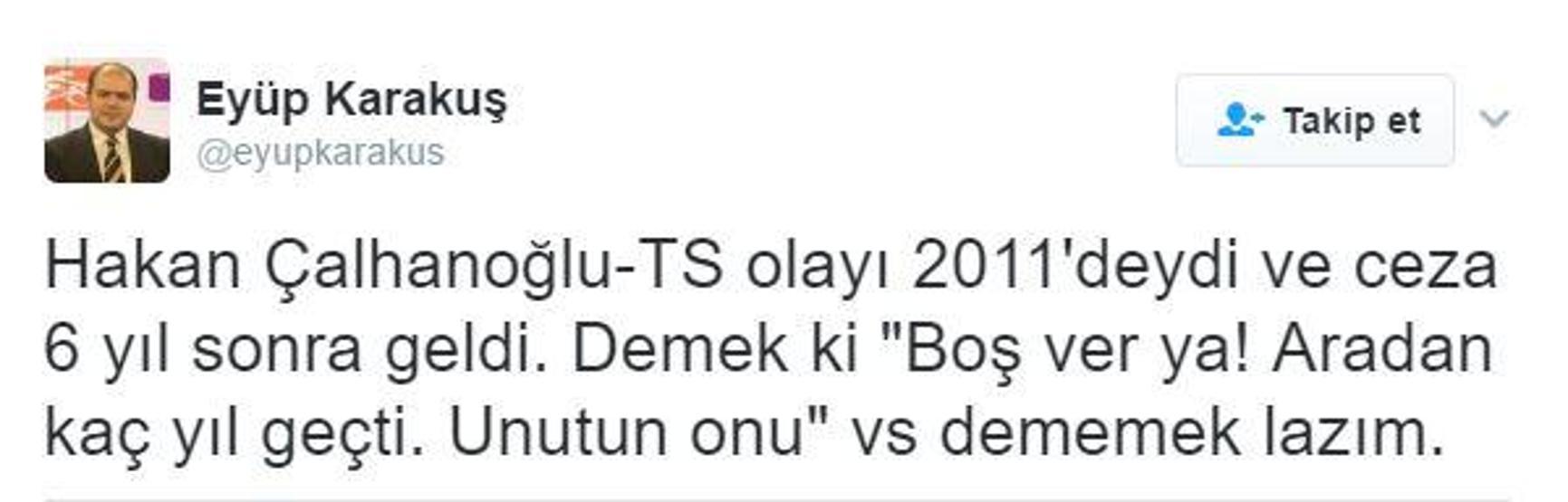 Hakan Çalhanoğlunun ceza almasına verilen tepkiler