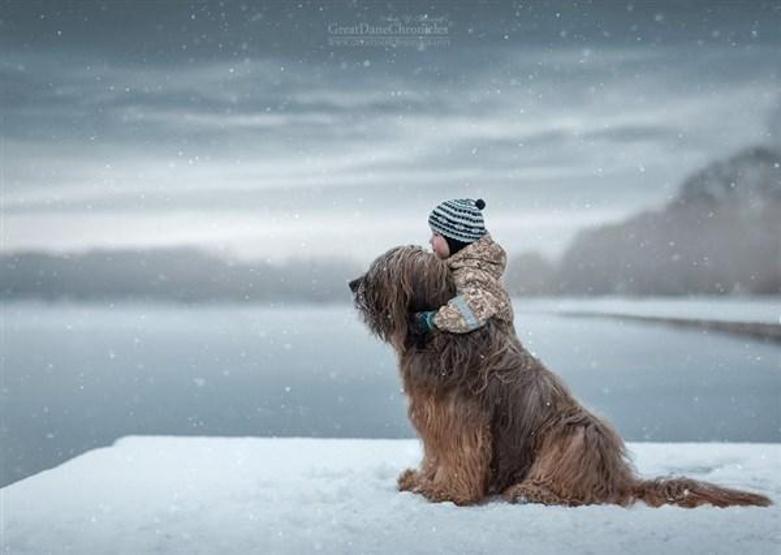 Minicik çocuklar, kocaman köpekler