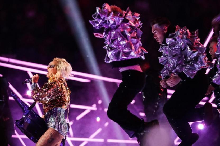 Super Bowlda Lady Gaga Showu