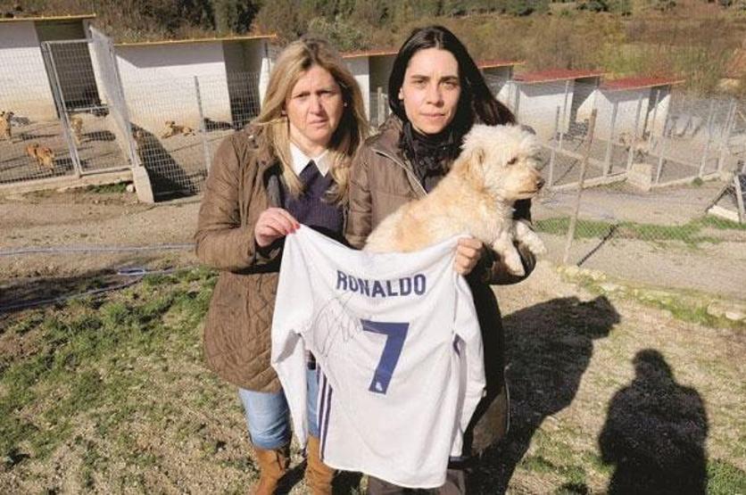 Ronaldodan hayvan barınağına imzalı forma