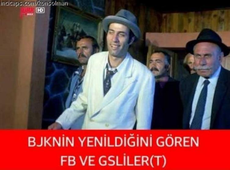 Beşiktaşın yenilgisini konu alan 8 caps