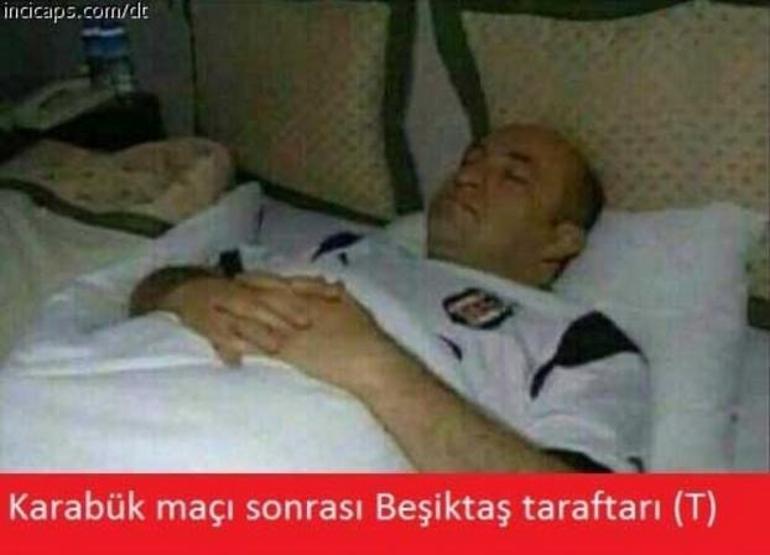 Beşiktaşın yenilgisini konu alan 8 caps