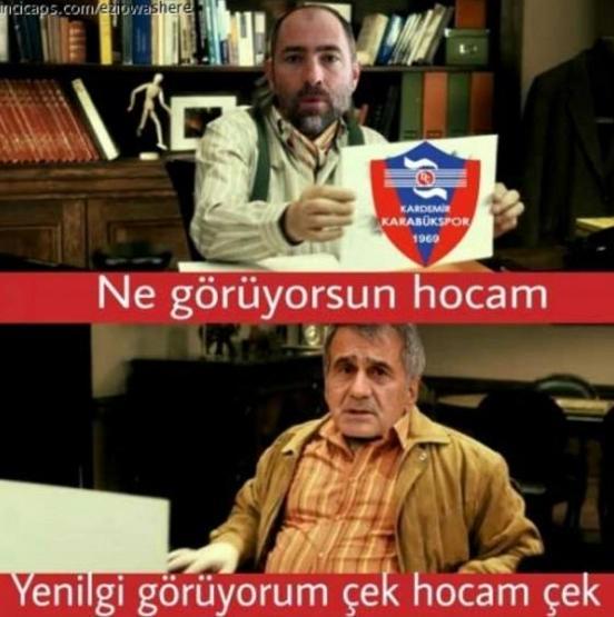 Beşiktaşın yenilgisini konu alan 8 caps