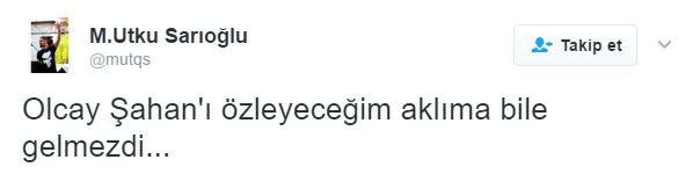 Olcay Şahan Twitterı salladı