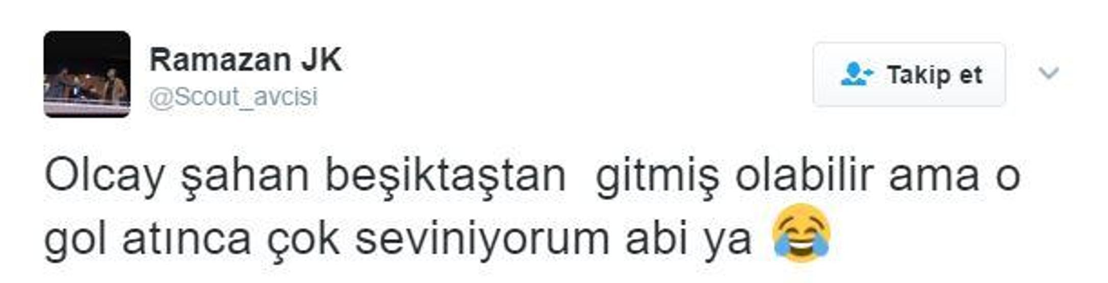 Olcay Şahan Twitterı salladı