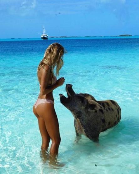 22 yaşında dünyayı dolaşıp deniz canlılarıyla fotoğraf çektiriyor