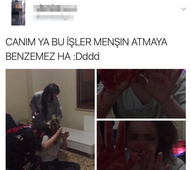 Üniversiteli kızların kanlı kavgası