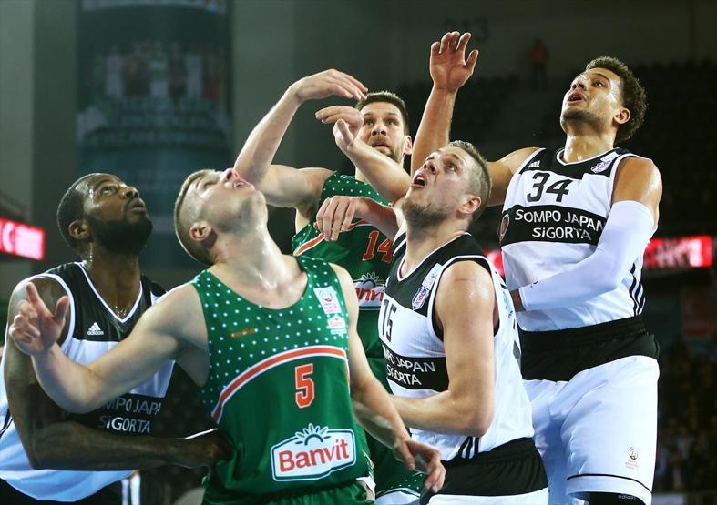 Beşiktaş Türkiye Kupasına veda etti, Banvit turladı