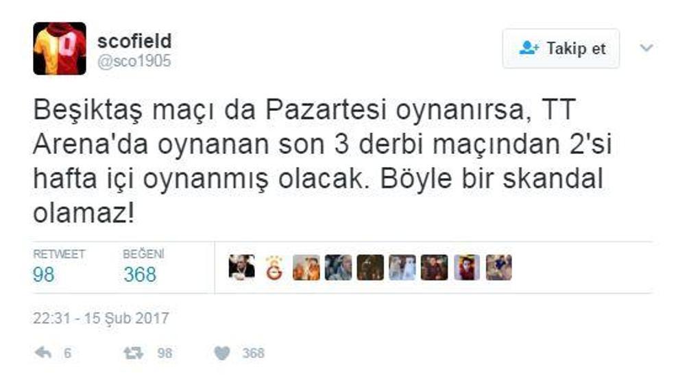 Twitterda Galatasaray-Beşiktaş derbi tarihi tartışması