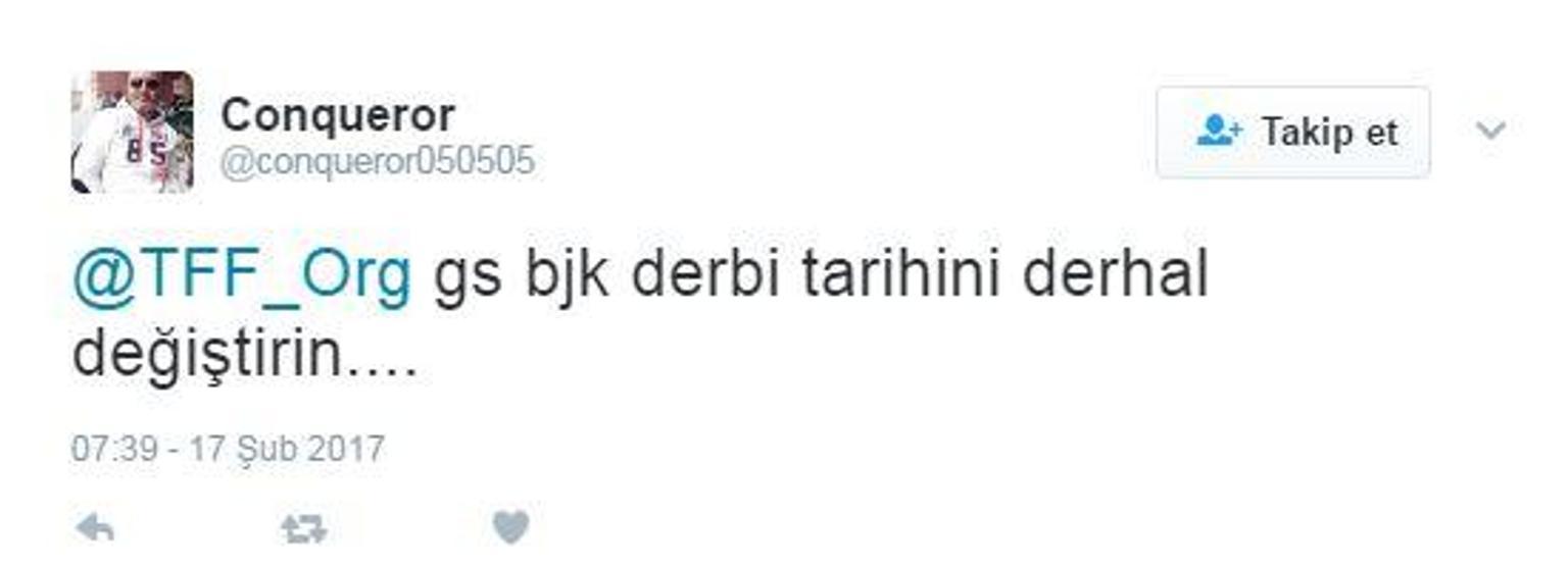Twitterda Galatasaray-Beşiktaş derbi tarihi tartışması