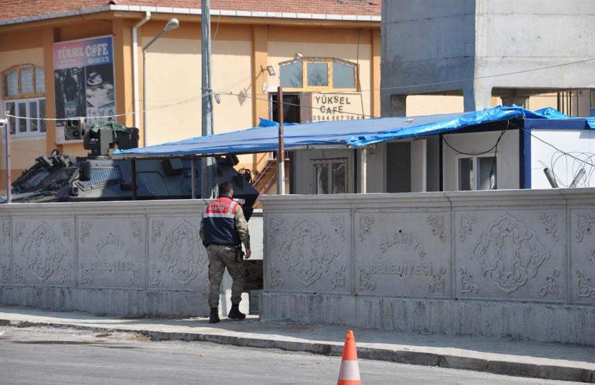 Gaziantepte olası terör saldırılarına karşı beton bloklu önlem